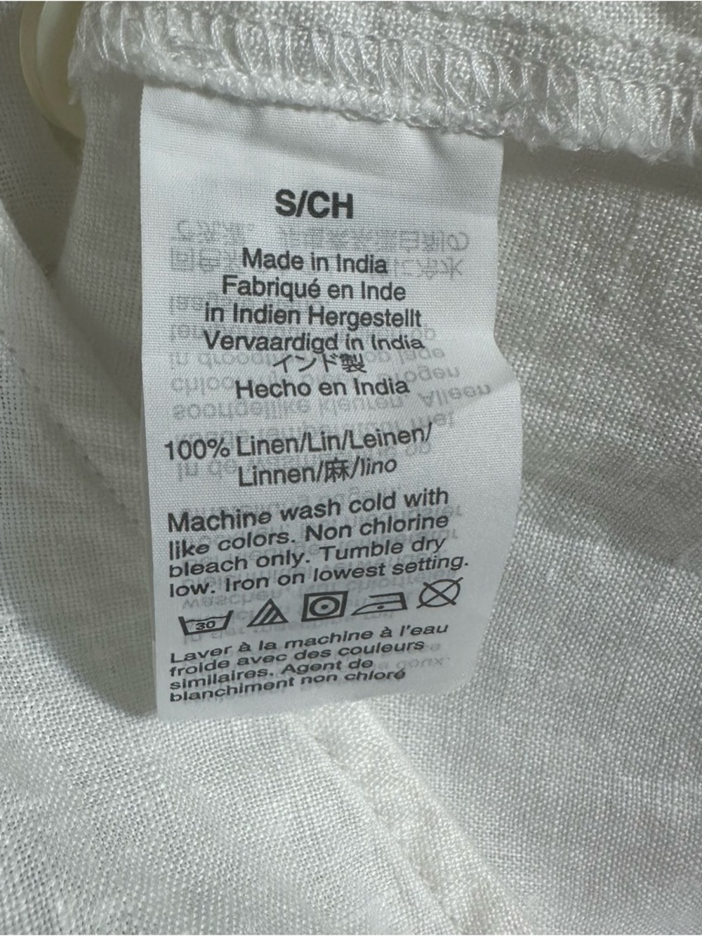 J. Crew White Linen Button Front Tunic - Picture 4 of 7